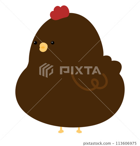 Brown Chicken Cartoon illustration Farm Animal Cartoon Cute Brown Chicken Brown Chicken Cartoon illustration Farm Animal Cartoon Cute Brown Chicken 113606975