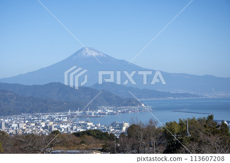 View of Mt. Fuji from Nihon-daira, Shizuoka 113607208