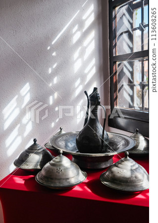 Prizren, Kosovo - 3 March 2024: main touristic destination of the city center. Prizren, Kosovo - 3 March 2024: main touristic destination of the city center. 113608265