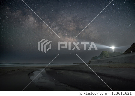 Spring Milky Way at Shioyazaki Lighthouse, Iwaki City, Fukushima Prefecture Spring Milky Way at Shioyazaki Lighthouse, Iwaki City, Fukushima Prefecture 113611621