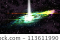 Nebula plasma space in sparkle star field. 113611990