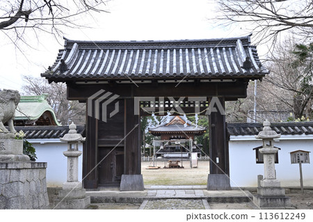 澤澤神社、遷移的澤澤城正門 113612249