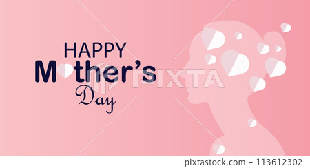 Happy Mother's day greeting card 113612302