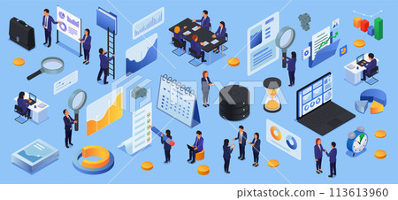 Business analytics background 113613960