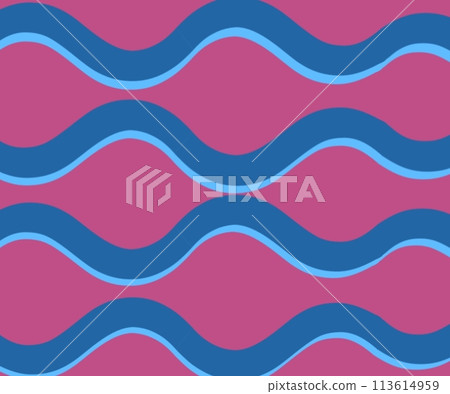 Curved colorful pattern purple 113614959
