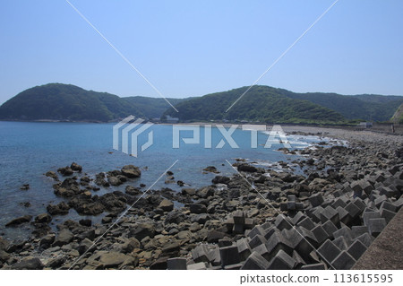 Scenery of Ashizuri Sunny Road on National Route 321 in Kochi Prefecture 113615595
