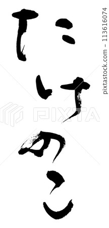 Calligraphy writing 113616074