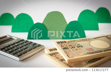 Mountains, money, and calculators, forest income, domestic lumber, logging Mountains, money, and calculators, forest income, domestic lumber, logging 113617277