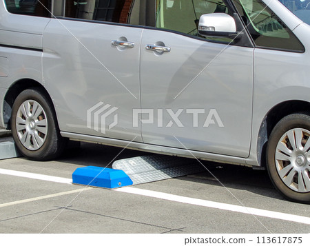 Coin parking lock plate 113617875