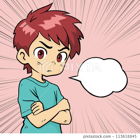 Offended little boy anime 113618845