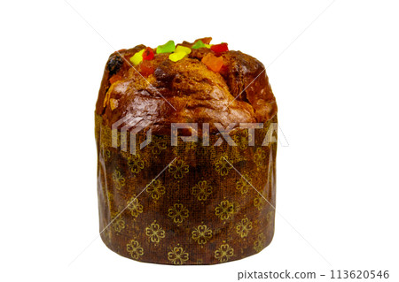 Easter cake isolated on white background Easter cake isolated on white background 113620546