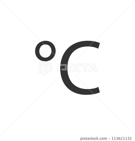 Celsius icon flat Celsius icon flat 113621132