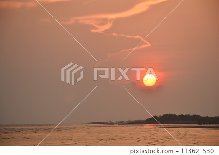 landscape of sea in sunset in Thailand landscape of sea in sunset in Thailand 113621530
