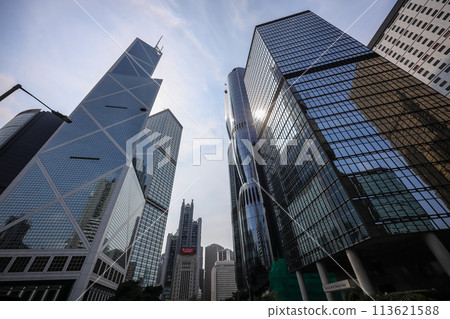 April 13 2024 a Modern business towers in Hong Kong April 13 2024 a Modern business towers in Hong Kong 113621588