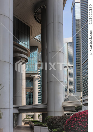April 13 2024 a Modern business towers in Hong Kong April 13 2024 a Modern business towers in Hong Kong 113621589