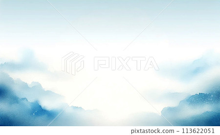 watercolor, blue, texture 113622051