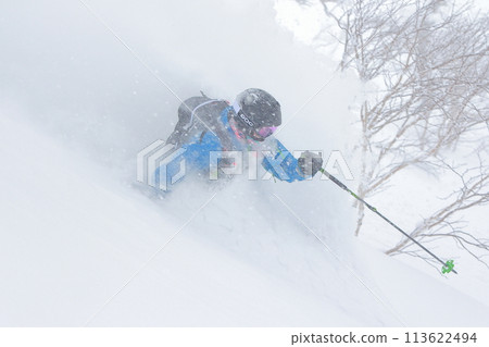 Backcountry skiing Backcountry skiing 113622494