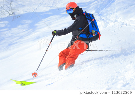 Backcountry skiing 113622569