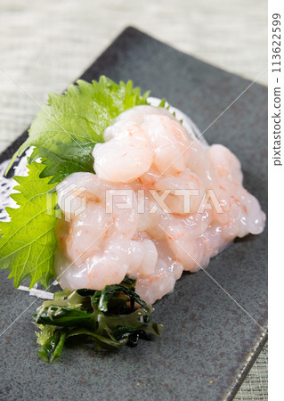 美味的甜蝦刺身 113622599