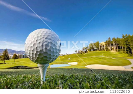 Golf ball and golf course Golf ball and golf course 113622650