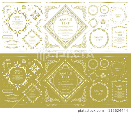 Elegant frame set 113624444