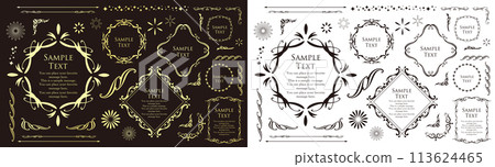 優雅的框架集 113624465