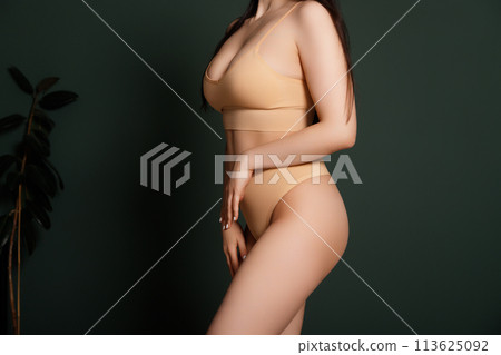 Body Shaping Spa And Slimming. Closeup cropped of Body Shaping Spa And Slimming. Closeup cropped of 113625092