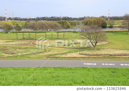 位於江戶川河床的“柴又公園” 位於江戶川河床的“柴又公園” 113625846