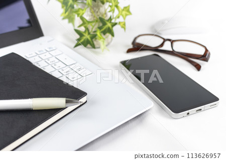 Computer, smartphone, notebook. Business image Computer, smartphone, notebook. Business image 113626957