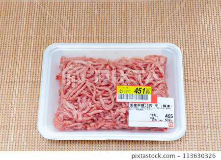包裝牛肉和豬肉，特價商品 113630326