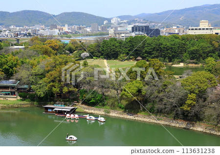 岡山後樂園與岡山城的城市景觀 岡山後樂園與岡山城的城市景觀 113631238