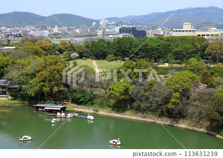 岡山後樂園與岡山城的城市景觀 岡山後樂園與岡山城的城市景觀 113631239