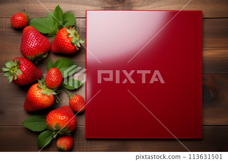 Close-up red metallic object, abstract texture background, Generative AI Close-up red metallic object, abstract texture background, Generative AI 113631501