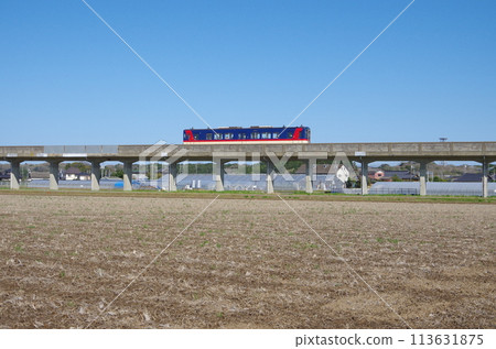 Kashima Rinkai Railway in early spring 113631875