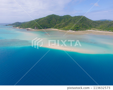 Amami Oshima Hidden Beach Aerial View Amami Oshima Hidden Beach Aerial View 113632573