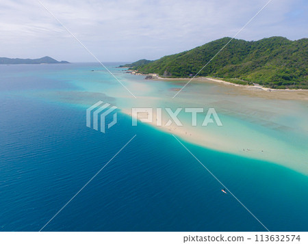 Amami Oshima Hidden Beach Aerial View Amami Oshima Hidden Beach Aerial View 113632574