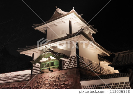 Illumination of Ishikawa Gate of Kanazawa Castle 113636558
