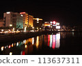 Night view of Nakasu from Haruyoshi Bridge 113637311