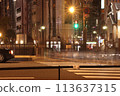 Downtown area at night 113637315