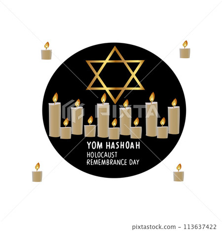 YOM HASHOAH vector YOM HASHOAH vector 113637422