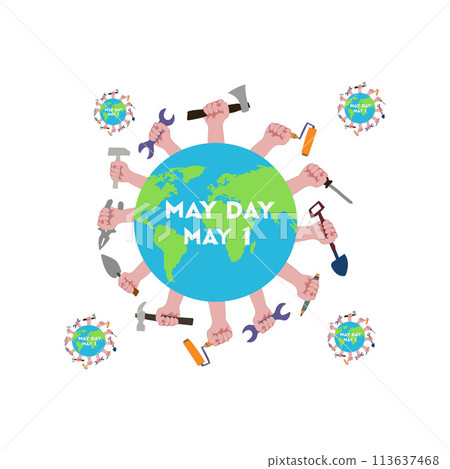 International labor day may day International labor day may day 113637468