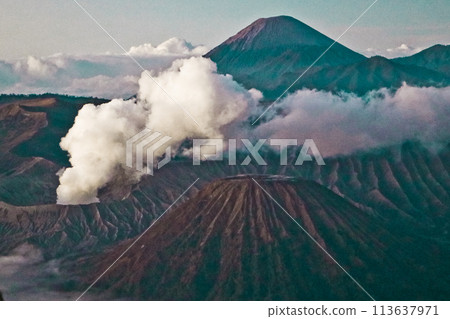 beautiful view of Mount Bromo-Semeru 113637971