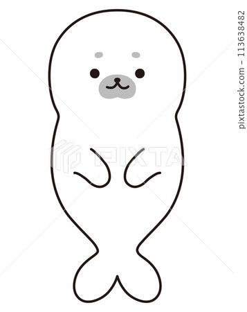 Illustration of a baby seal Illustration of a baby seal 113638482