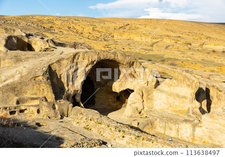Ancient cave city of Uplistsikhe, Georgia 113638497