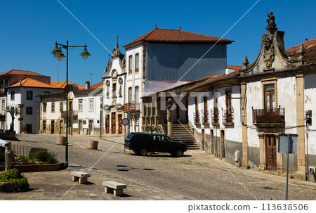 Streets of Mirandela old town, Portugal 113638506