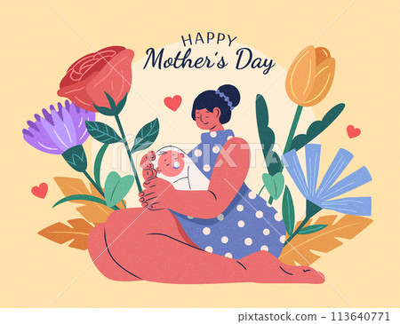 Lovely Mothers Day card Lovely Mothers Day card 113640771