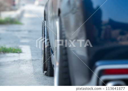Car crash from car accident on the road Car crash from car accident on the road 113641877