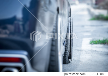 Car crash from car accident on the road Car crash from car accident on the road 113641883
