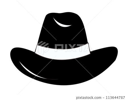 Illustration of a cowboy hat 113644787