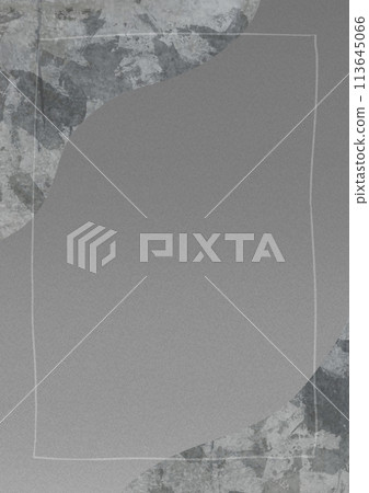 Rough textured grey frame background 113645066